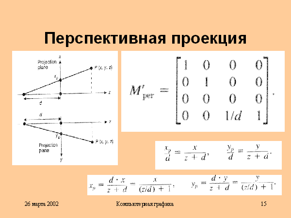 Перспективная проекция